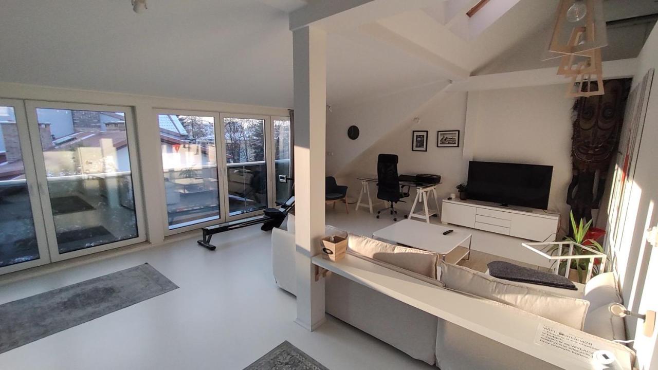 Loft 85 M2 Wilanow Krolewski Self Checkin وارسو المظهر الخارجي الصورة